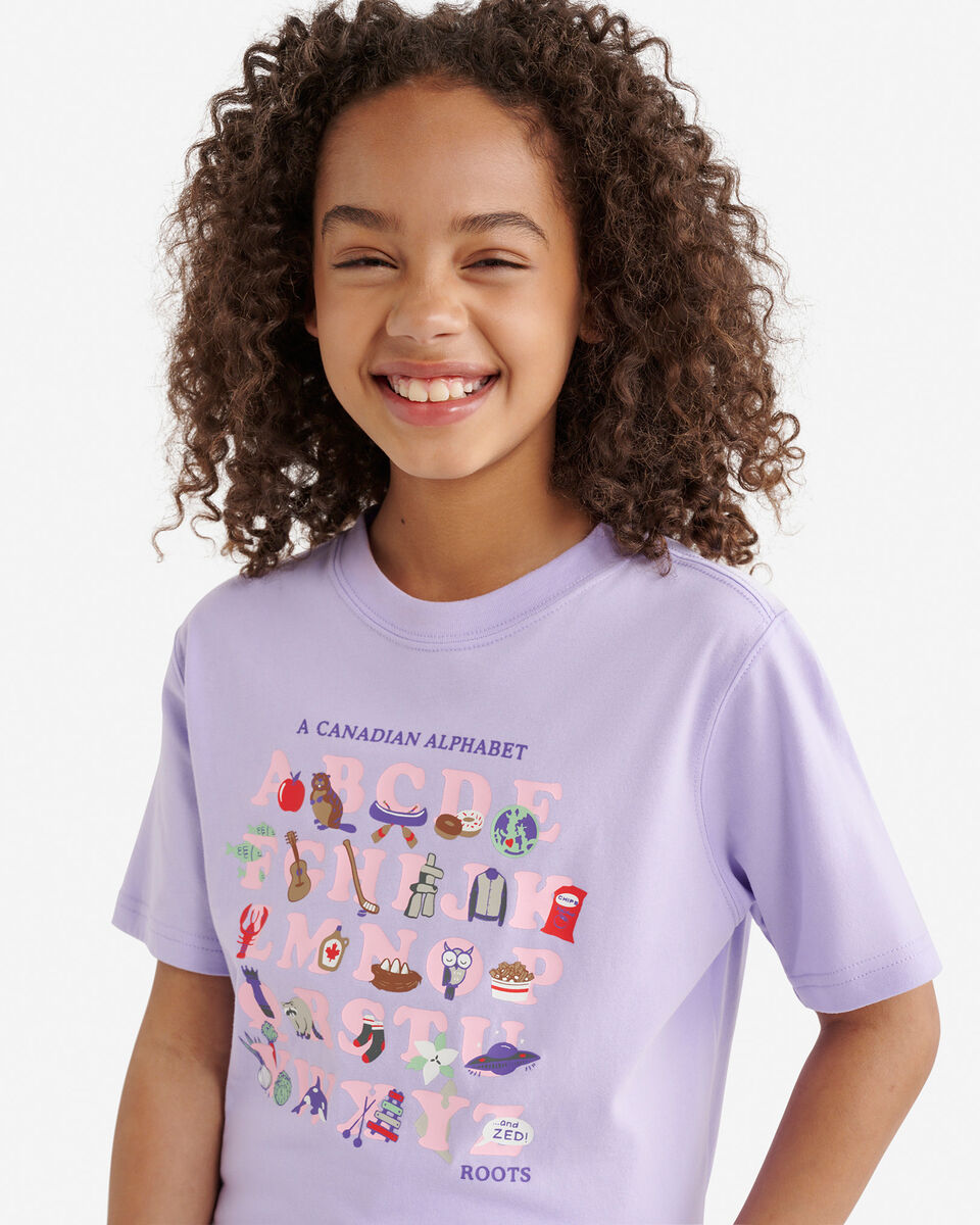 T-shirt ABC du Canada pour enfants