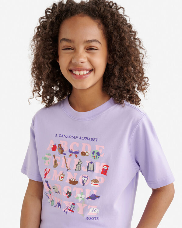 T-shirt ABC du Canada pour enfants