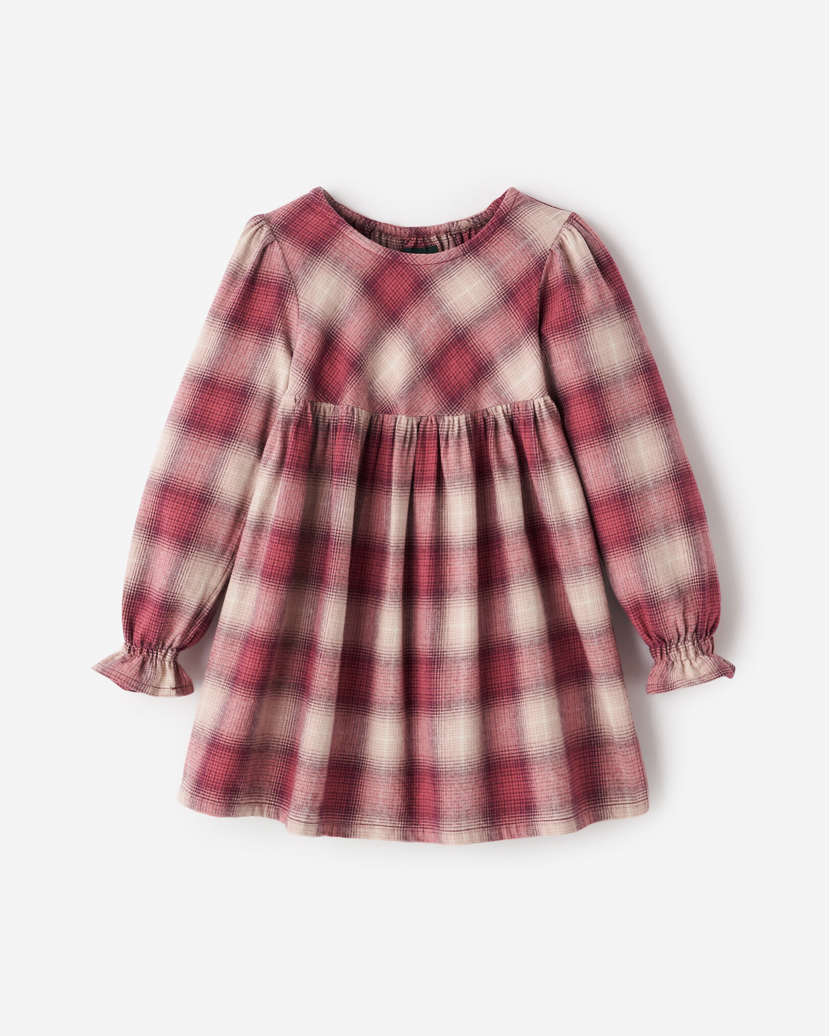 Roots Toddler Girls Plaid Babydoll Dress Shop Midtown