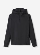 Chandail sport textur&eacute; &agrave; capuchon et glissi&egrave;re 