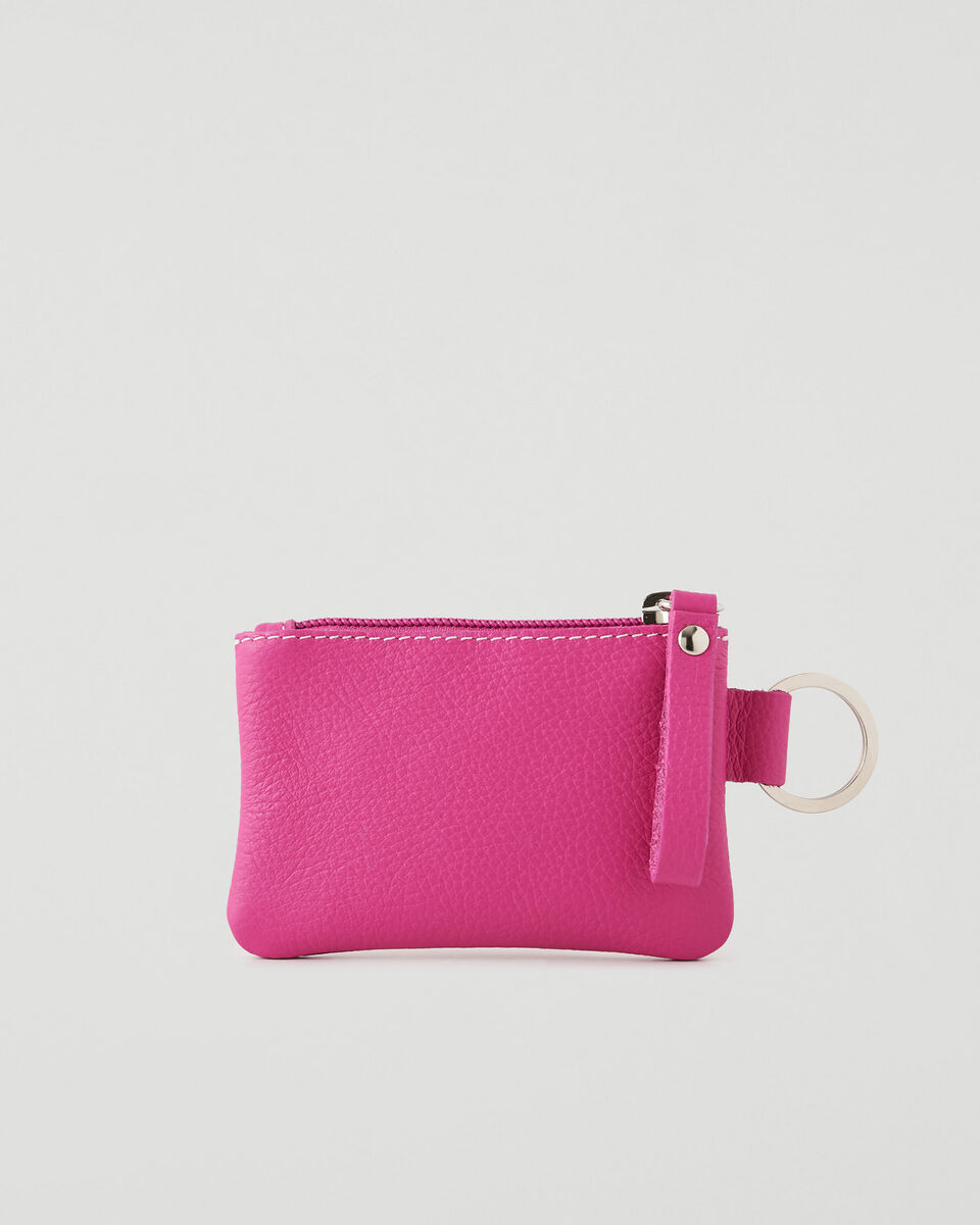 Pochette à glissière en cuir Cervino