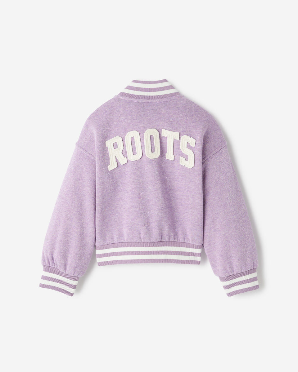 Toddler Girls Cooper Sparkle Varsity Jacket