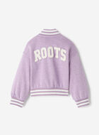 Toddler Girls Cooper Sparkle Varsity Jacket