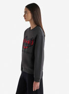 Plaid Applique Crew