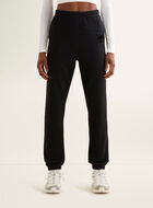 Pantalon en molleton de coton bio à taille haute Cooper
