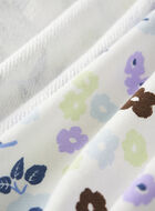 Chandail &agrave; capuchon et glissi&egrave;re &agrave; motif floral pour b&eacute;b&eacute;