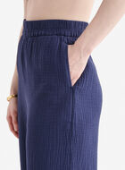 Isla Cotton Gauze Wide Leg Pant