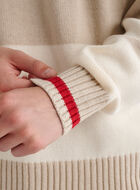 Cabin Relaxed Striped Crew Sweater