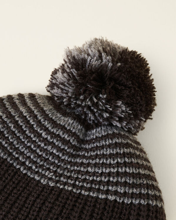 Tuque à rayure Cabane pour enfants