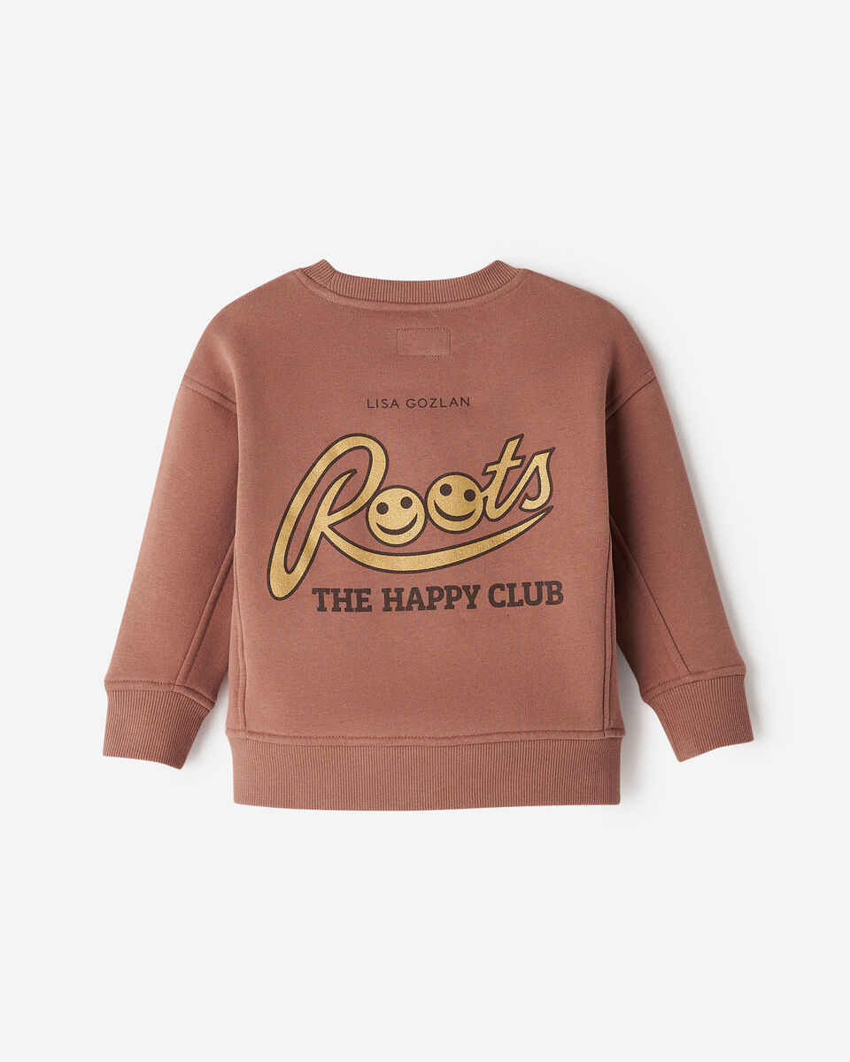 Chandail &agrave; col rond pour tout-petits Roots x Lisa Gozlan