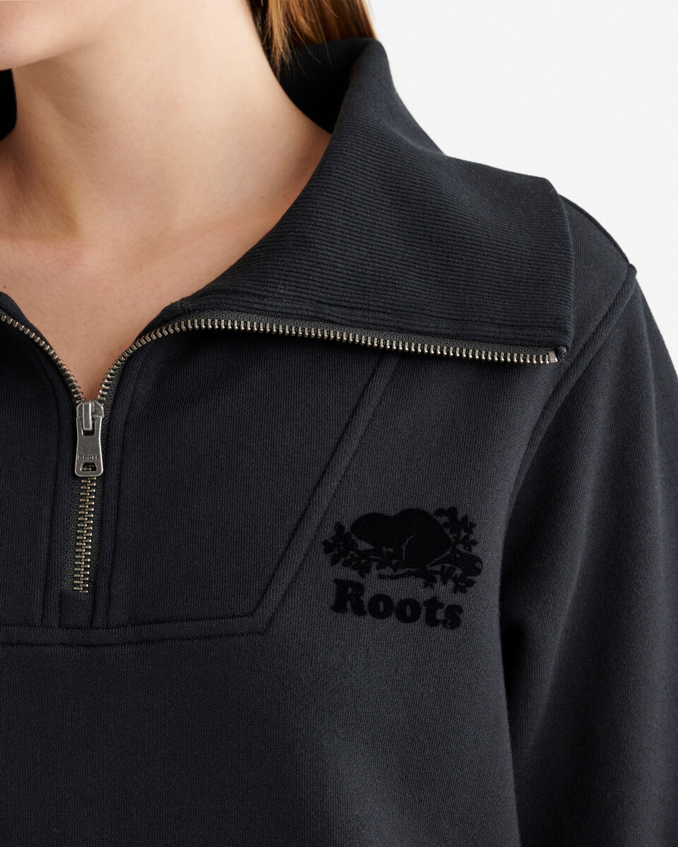 Organic Cooper Half Zip Dress