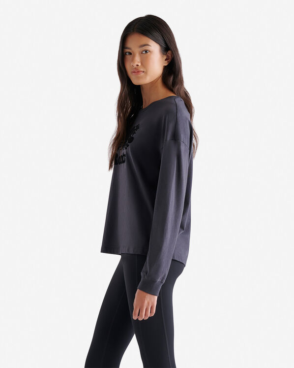 T-shirt à manches longues en coton bio Cooper pour femme