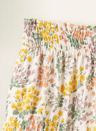 Jupe à motif floral pour fille