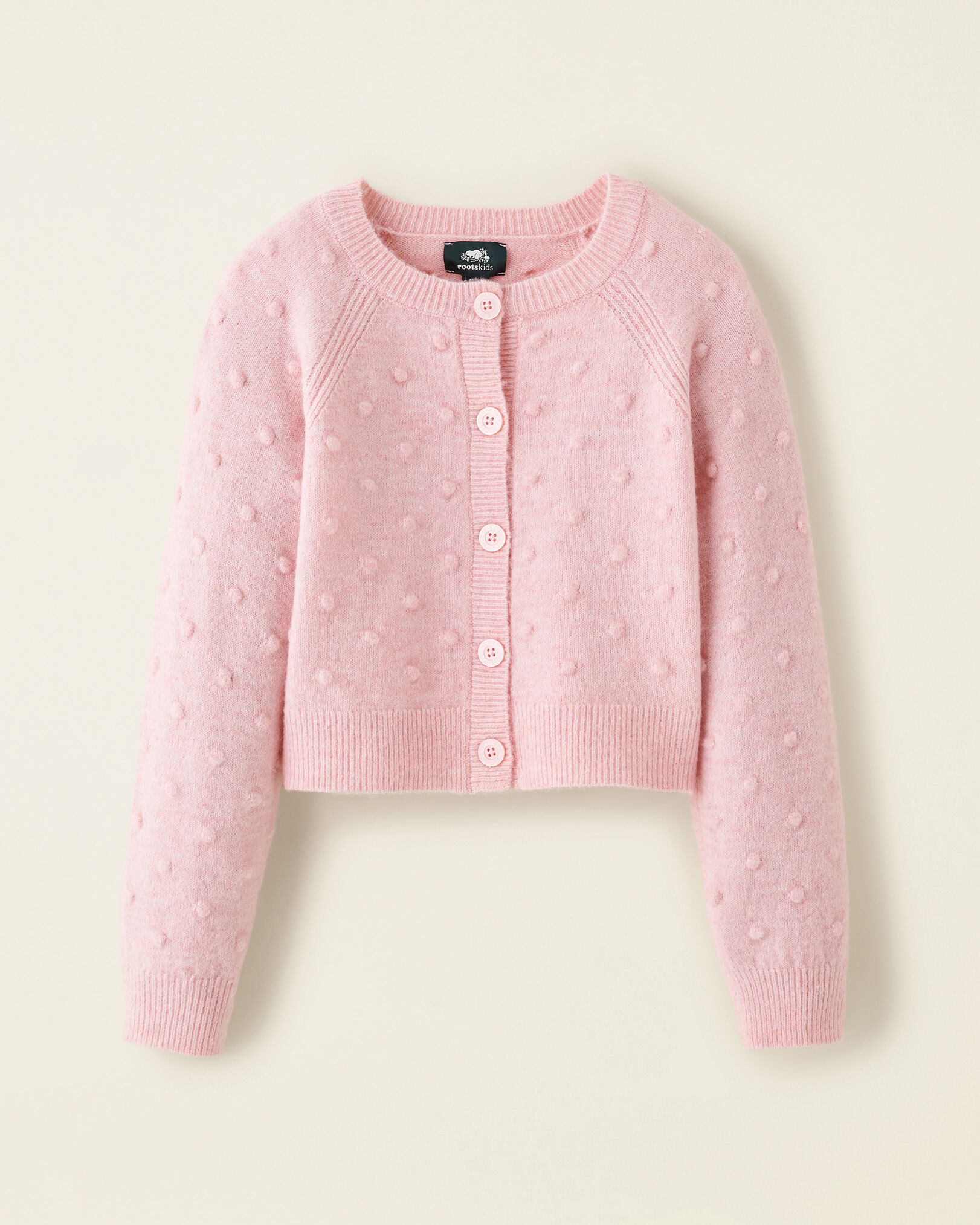 Pink pom pom cardigan online