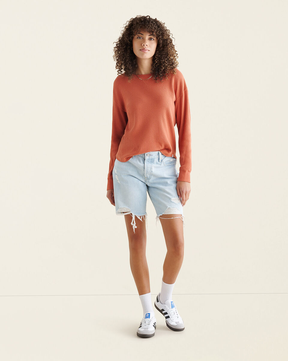 Waffle Long Sleeve Top