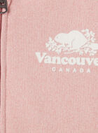 Girls Vancouver Ski City Full Zip Hoodie