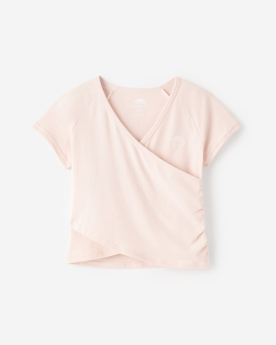 Girls Easy Stretch Wrap T-Shirt