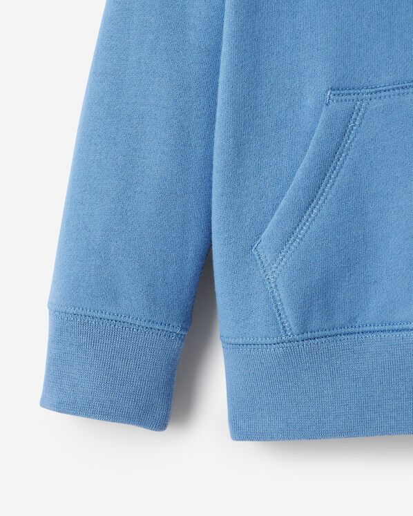 Chandail original à capuchon et glissière en coton bio pour tout-petits