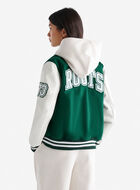 Blouson universitaire rétro pour femme