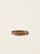 Extra Small Leather Dog Collar