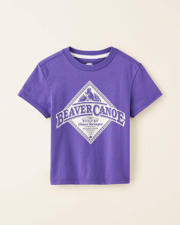 T-shirt décontracté Beaver Canoe pour tout-petits