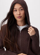 Bowen Cable Knit Full Zip Hoodie