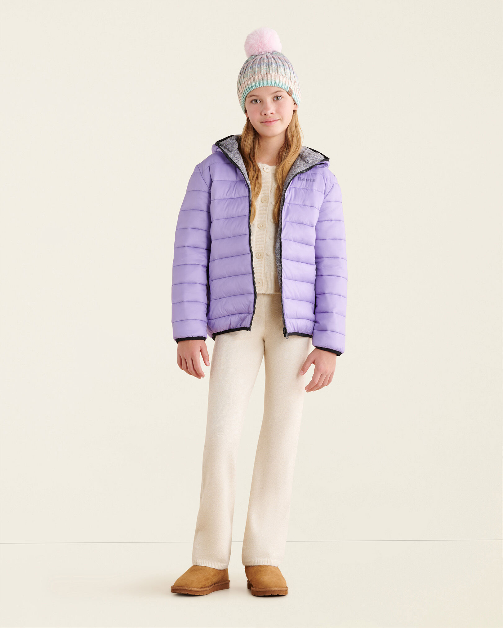 Girls Flare Sweater Bottom Bottoms Roots
