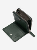 Petite pochette à glissière en cuir Cervino