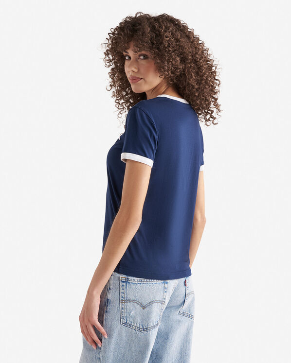 Womens Organic Cooper Ringer T-Shirt