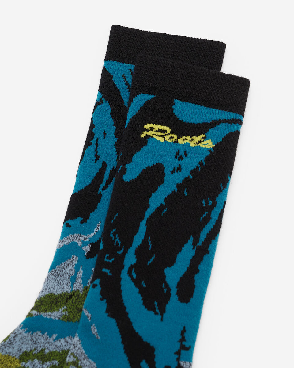Adult Landscape Intarsia Sock