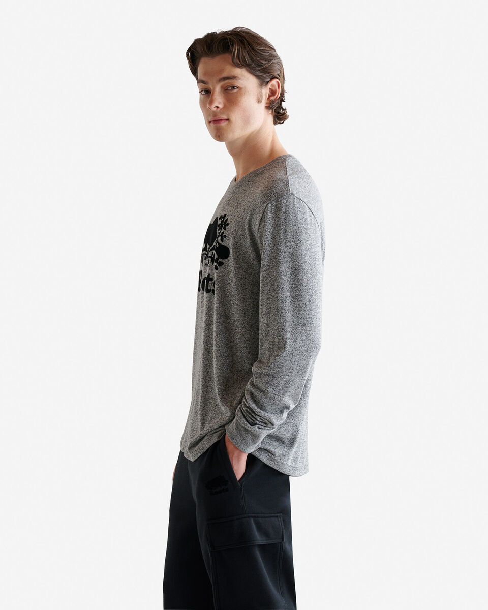Mens Organic Cooper Beaver Long Sleeve T-shirt
