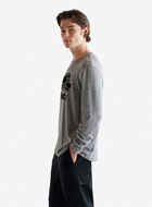 Mens Organic Cooper Beaver Long Sleeve T-shirt