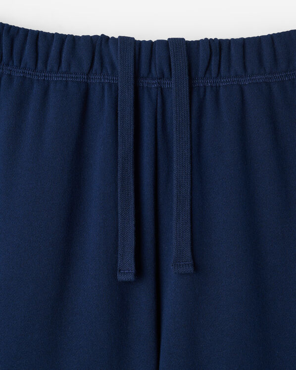 Pantalon &agrave; jambe large en molleton de coton bio Cooper
