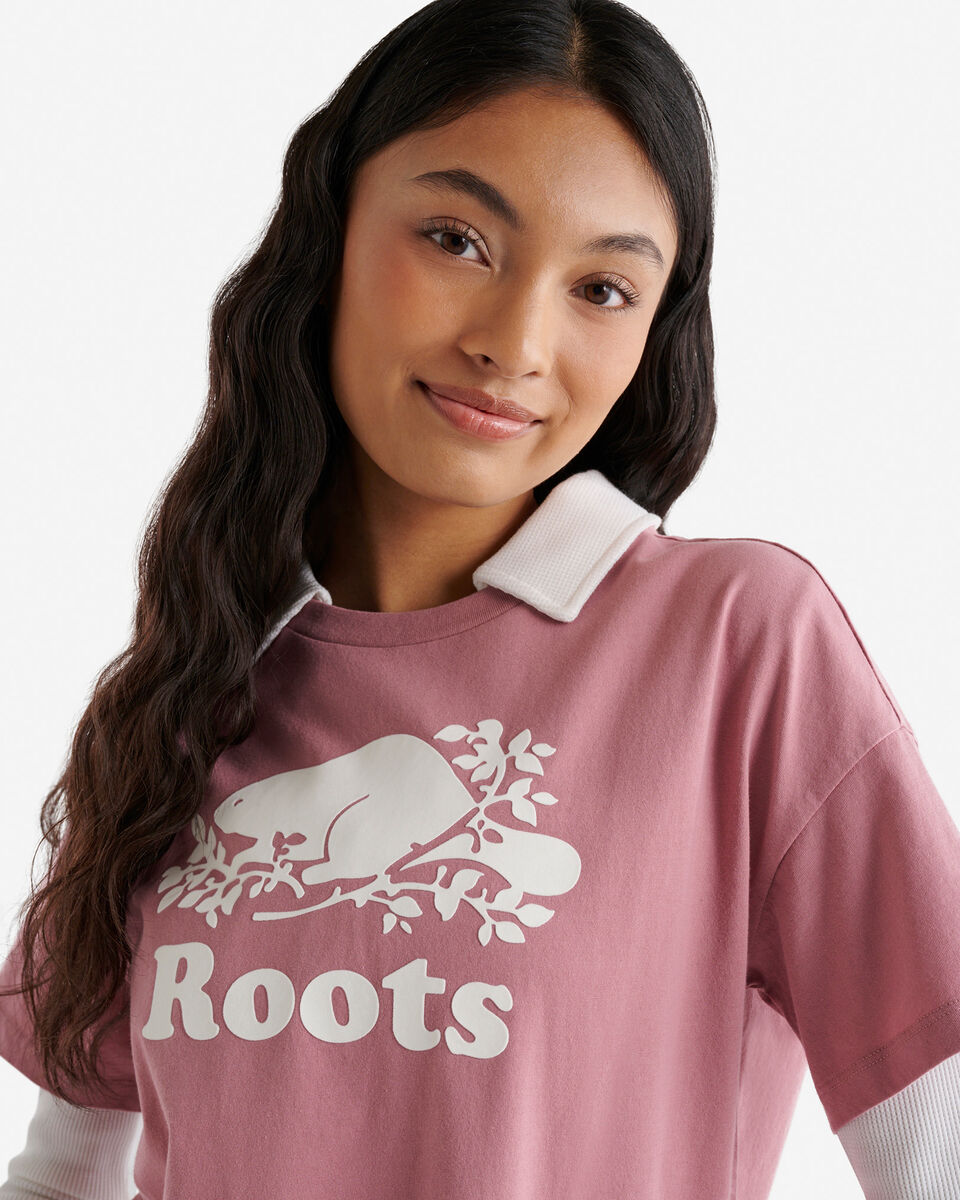 T-shirt décontracté en coton bio Cooper pour femme