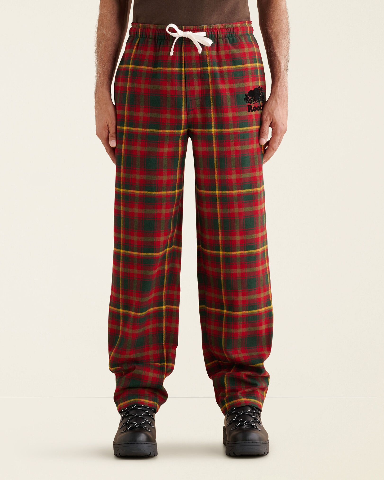Roots Mens Winter Pajama Pant Square One