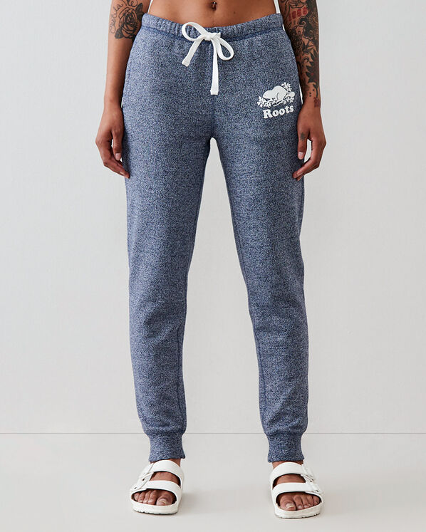 Pantalon court en molleton ajusté à cheville côtelée (entrejambe : 26 po)