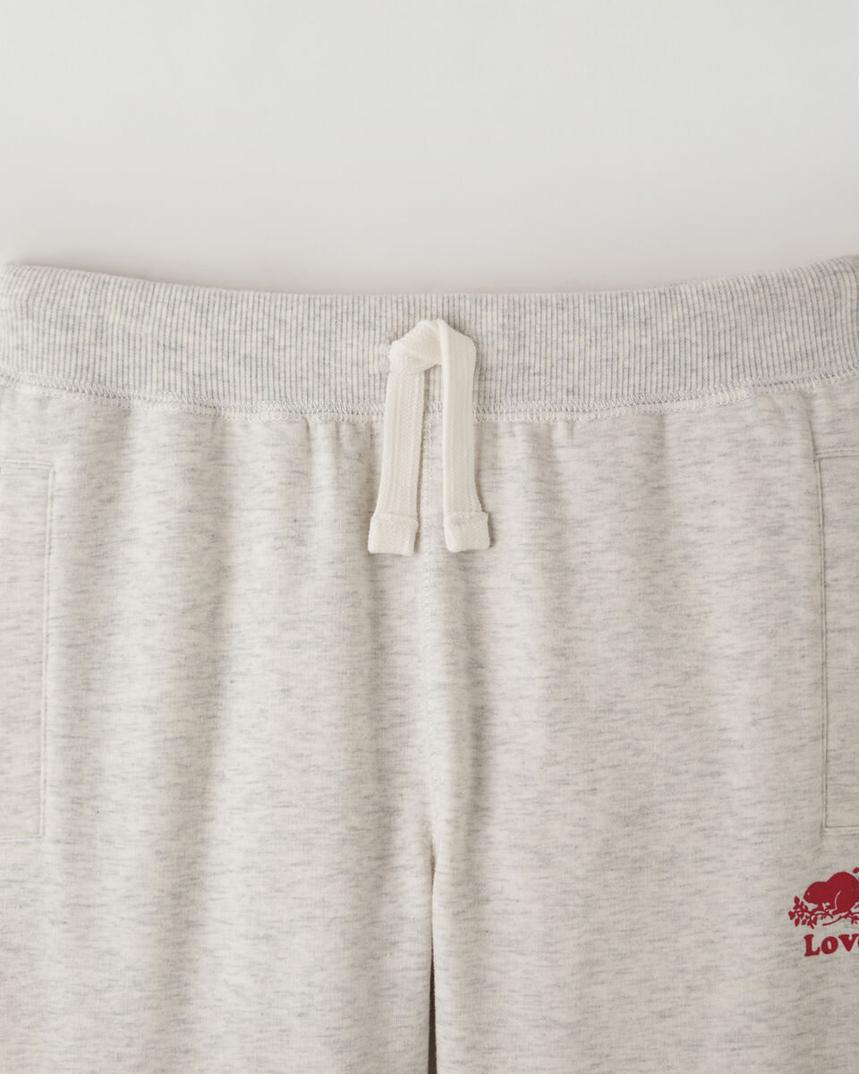 Pantalon ajusté en molleton douillet Amour pour fille 