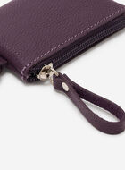 Pochette à glissière en cuir Cervino