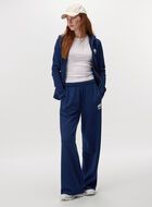 Pantalon &agrave; jambe large en molleton de coton bio Cooper