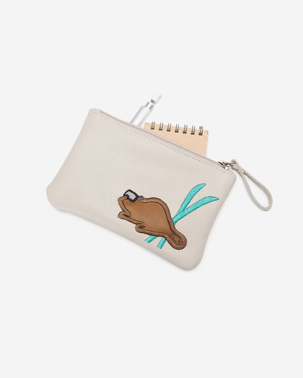 Skiing Beaver Pouch Cervino