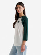 Womens Organic Cooper Baseball T-shirt
