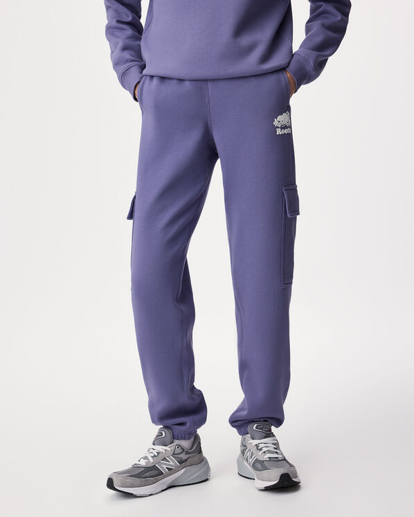 Pantalon cargo molletonn&eacute; en coton biologique Cooper