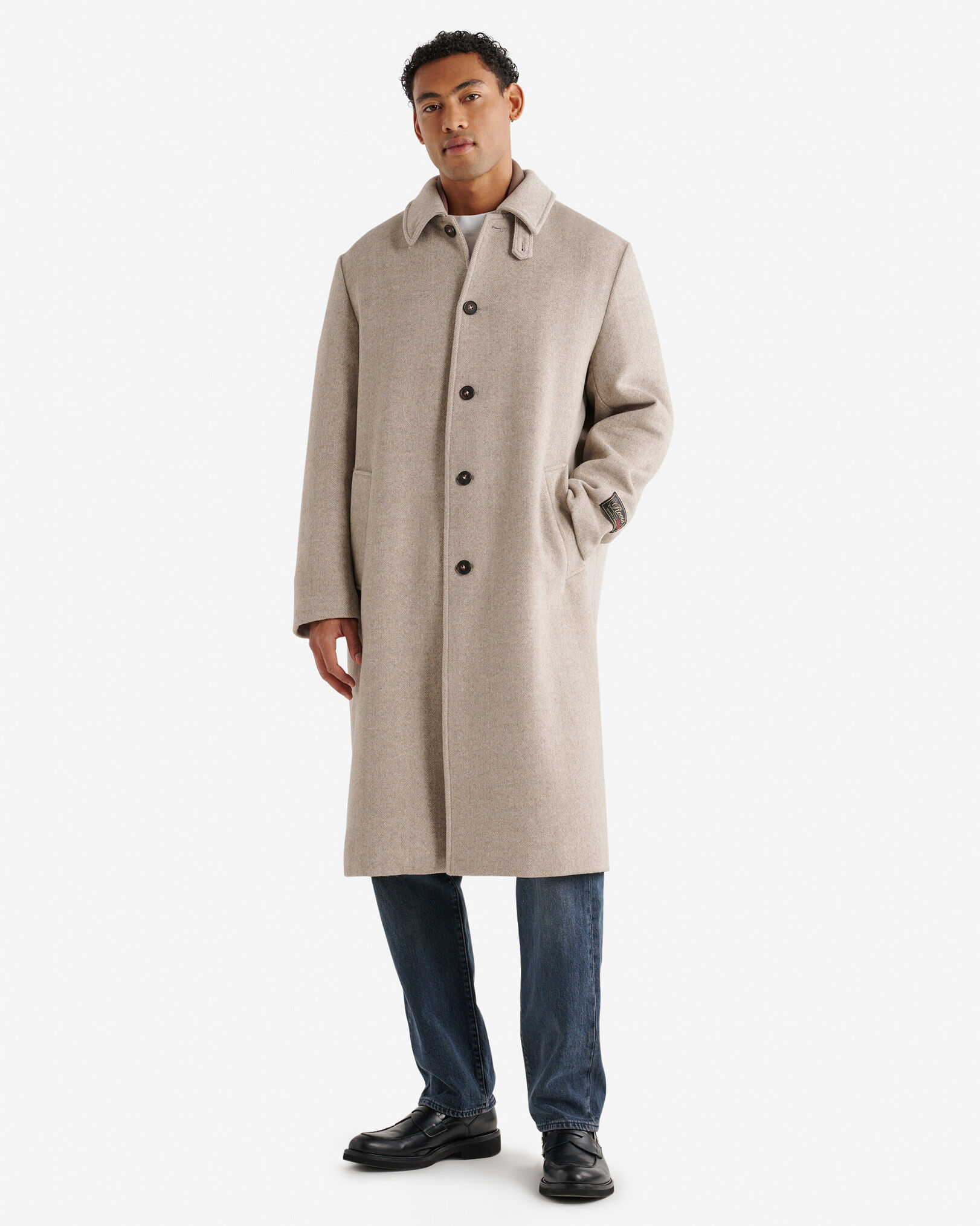 Long Wool Blend Coat | Roots