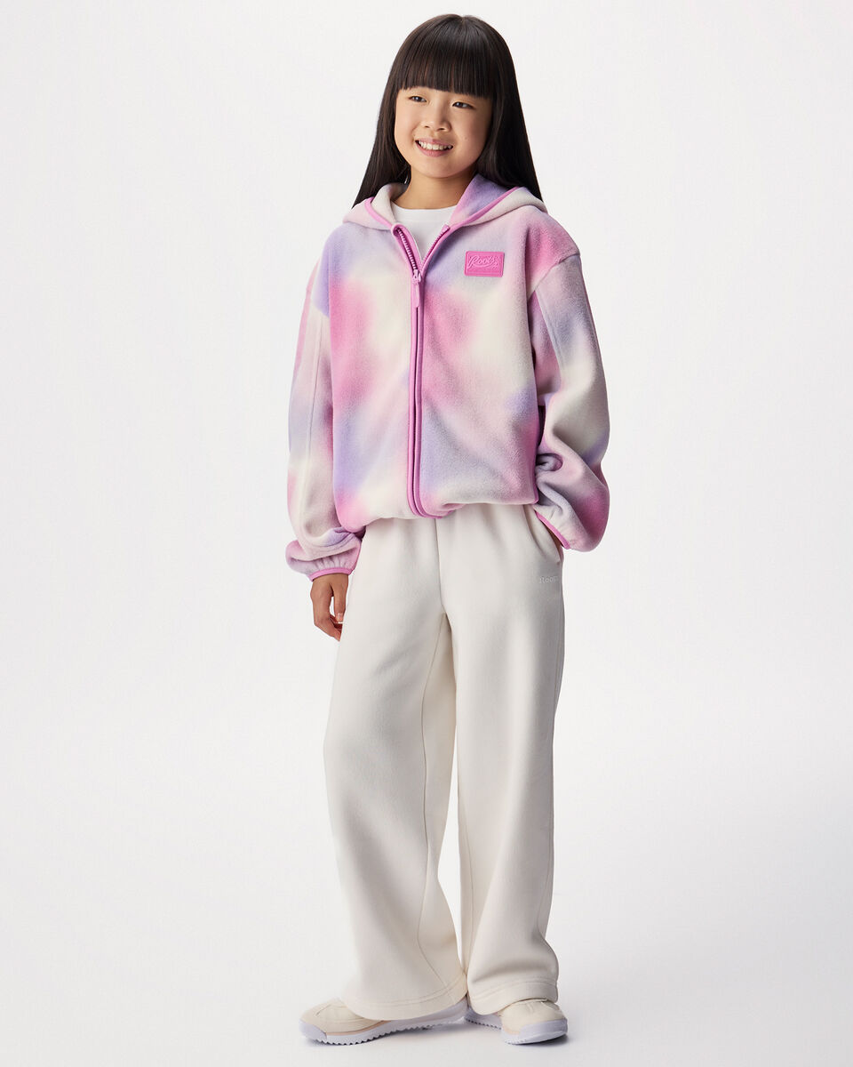 Kids Active Microfleece Full Zip Hoodie