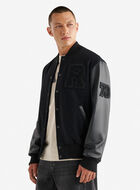 Blouson universitaire rétro pour homme