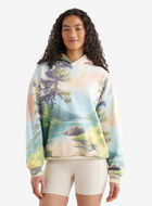 Beaver Canoe Landscape Hoodie