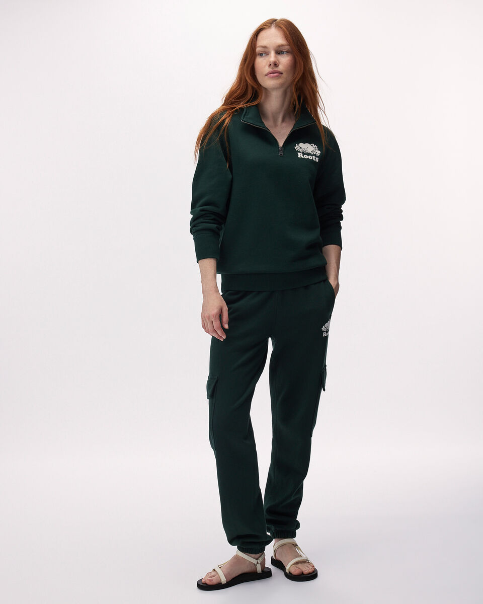 Pantalon cargo Cooper en molleton de coton bio