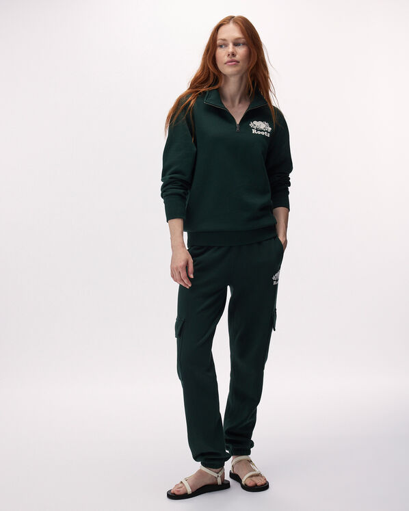 Pantalon cargo Cooper en molleton de coton bio