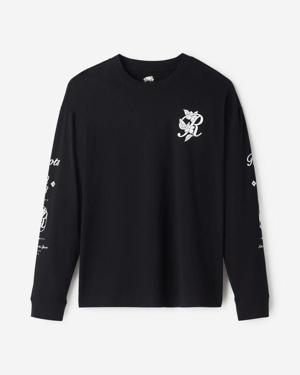Mens Studio Graphic Long Sleeve T-Shirt