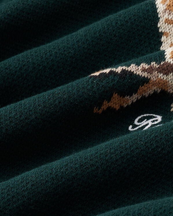 Animal Knit Crew